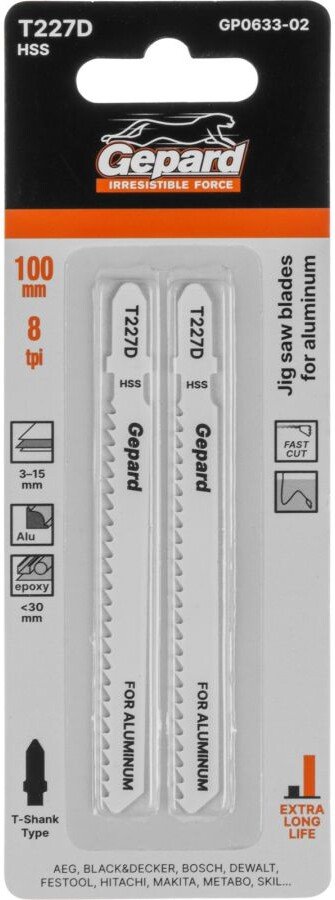 

Набор пильных полотен Gepard GP0633-02