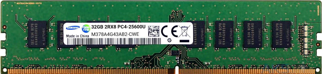 

Оперативная память Samsung 32ГБ DDR4 3200 МГц M378A4G43AB2-CWE