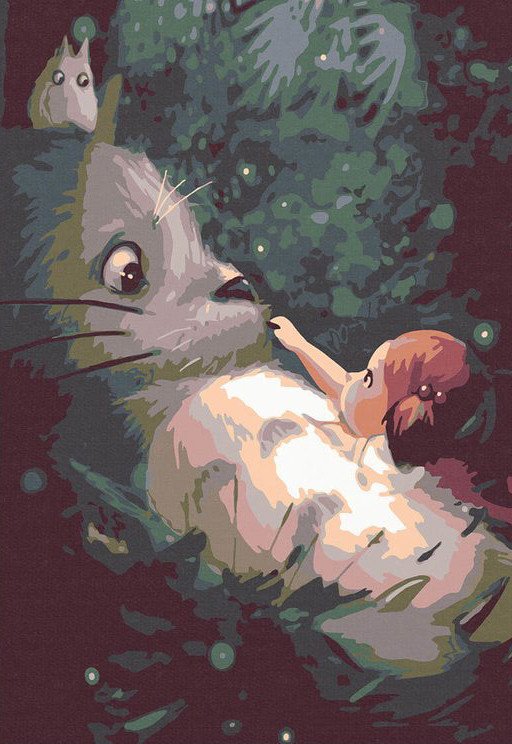 

Картина по номерам Red Panda Знакомство с Тотторо p54243