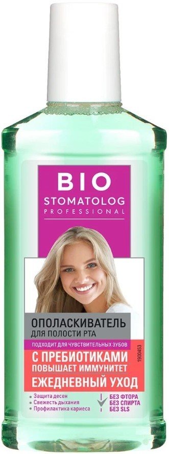 

Ополаскиватель для полости рта Фитокосметик Bio Stomatolog Professional Ежедневный уход 250 мл