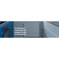 Стальной панельный радиатор Brugman Tип 22 300x100x1200 FEK220301201UBY (боковое подключение)