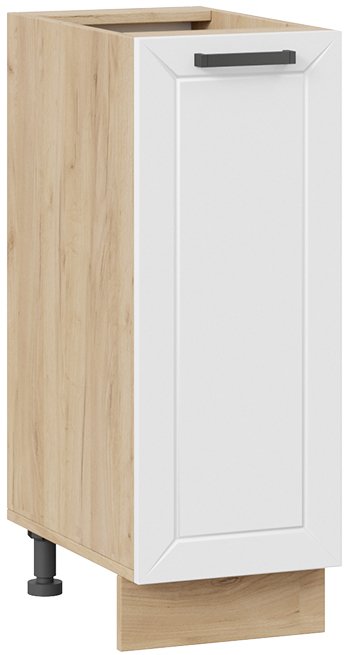 

Шкаф напольный Трия Лорас 1Н3 (дуб крафт золотой/холст белый)