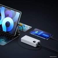 Внешний аккумулятор Baseus Adaman 2 Digital Display Fast Charge Power Bank 10000mAh 30W (белый)