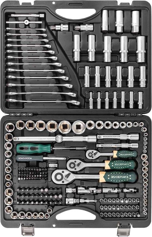 

Универсальный набор инструментов RockForce RF-42182-5 (218 предметов)