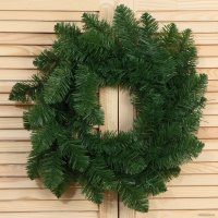 Рождественский венок Зимнее волшебство Интерьерный 45 см