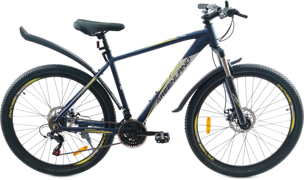 

Велосипед Greenland Everest 1.0 29 р.19 2025 (черный/желтый)
