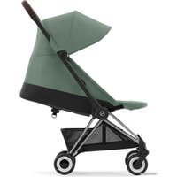 Коляска прогулочная «книга» Cybex Coya (leaf green/chrome frame)