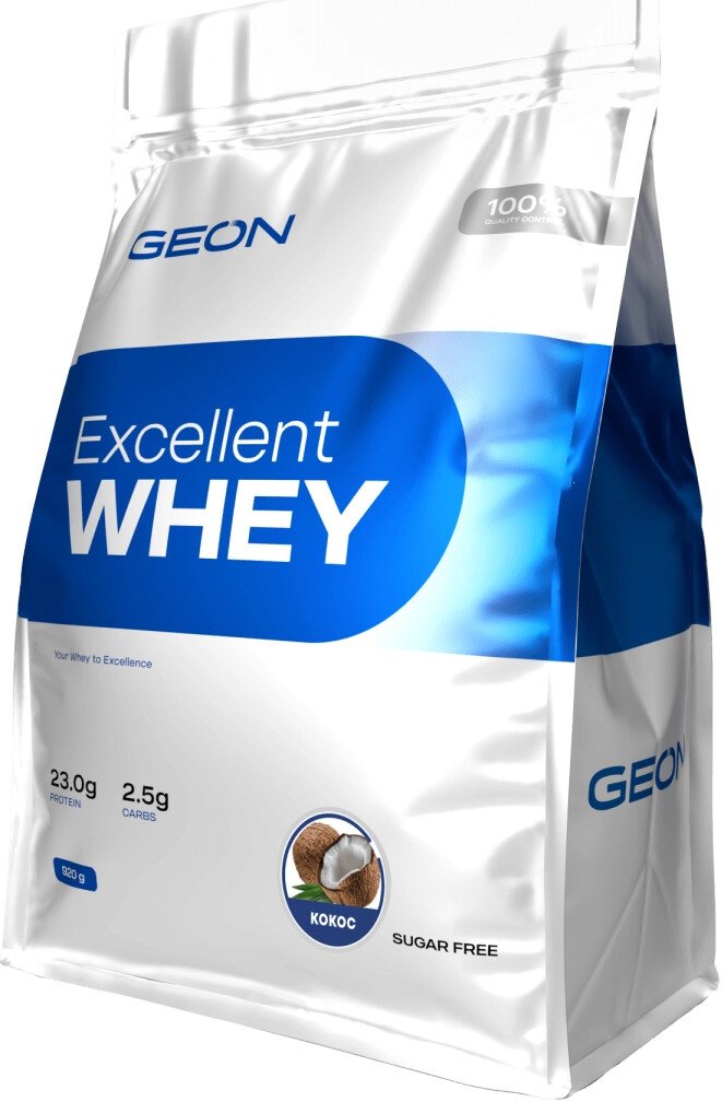 

Протеин сывороточный (концентрат) Geon Excellent Whey (кокос, 920 г)