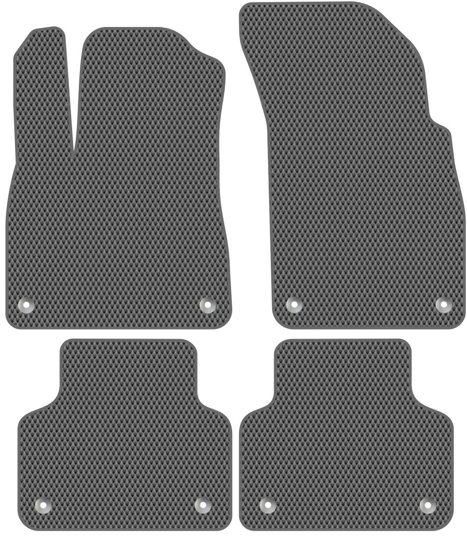 

Комплект ковриков для авто Alicosta Audi Q7 I, II (suv / 4MB, 4M) 2015 - Н.В. (серый, ромб)