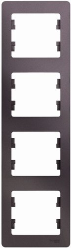 Рамка Schneider Electric Glossa GSL001408