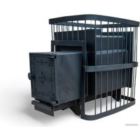 Банная печь ComfortProm Сталь 3мм 20м3, чугунная дверь