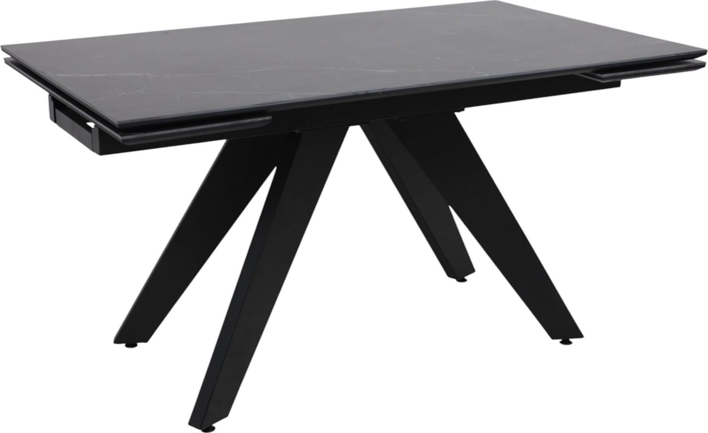 

Кухонный стол Lepremo AV 2122 МДФ+керамика раздвижной 1400-2000x850 (черный матовый Shakespeare/черный)