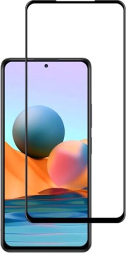 Защитное стекло KST Full glue для Xiaomi Poco F3/F3 Pro/Redmi K40/K40 Pro (черное)