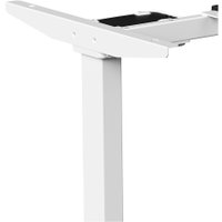 Стол WellDesk Prime 1300x675х18 с электроприводом (белый/сосна аланд полярная)