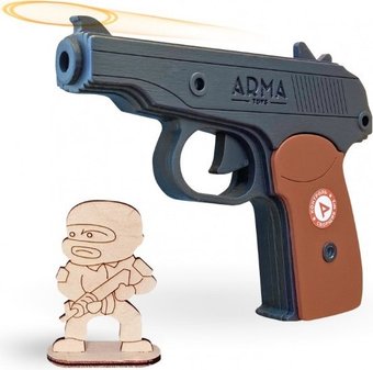 Пистолет игрушечный Arma.toys Резинкострел Макаров AT012K