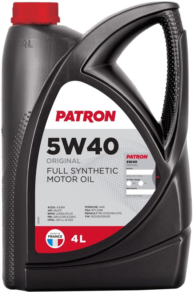 

Моторное масло Patron 5W-40 4л