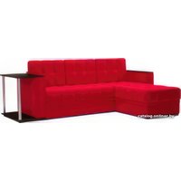 Угловой диван Мебель-АРС Атланта (красный)