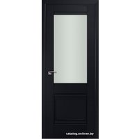 Межкомнатная дверь ProfilDoors Классика 2U L 60x200 (черный/стекло матовое)