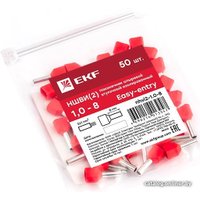 Наконечник-гильза для кабеля EKF PROxima Nhvi2-1.0-8 (50 шт)