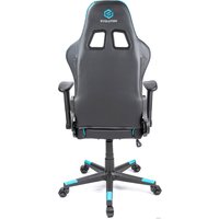 Игровое (геймерское) кресло Evolution Tactic 1 (черный/голубой)