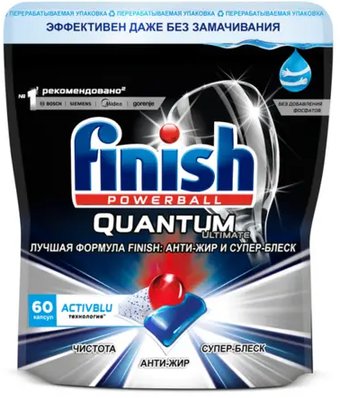 Finish Quantum Ultimate Бесфосфатные дойпак (60 шт)