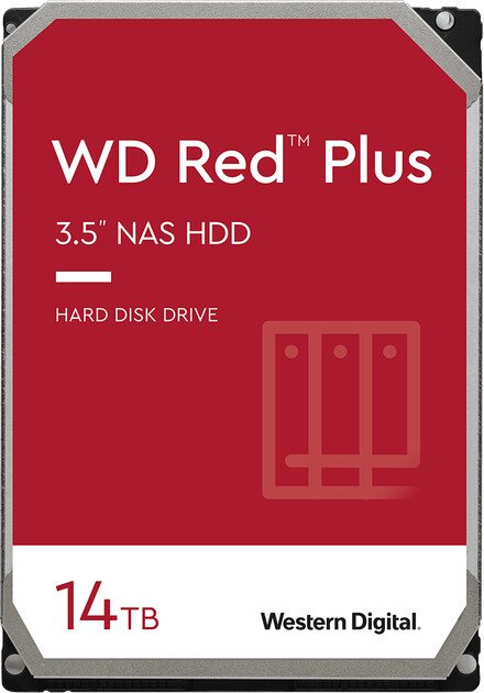 

Жесткий диск WD Red Plus 14TB WD140EFFX
