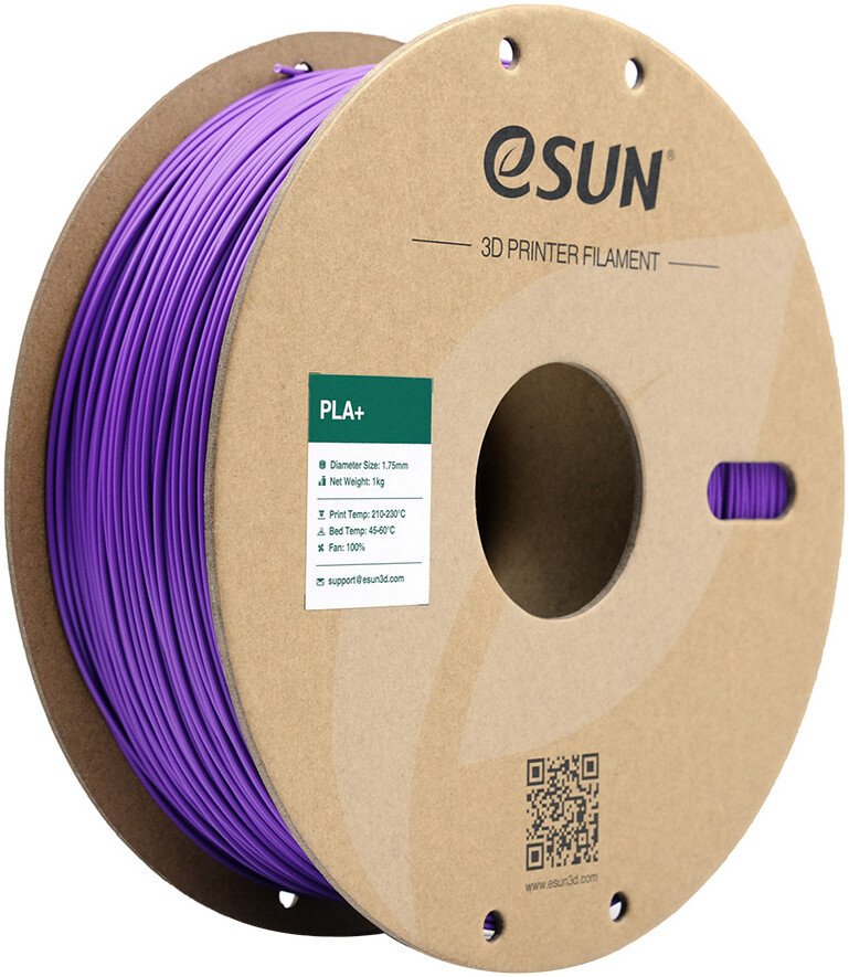 Филамент eSUN PLA+ PLA+175Z3B1 (1.75 мм, 3 кг, фиолетовый)