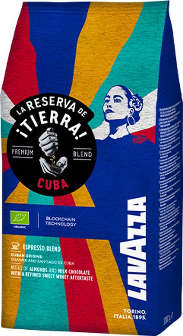 

Кофе Lavazza La Reserva de Tierra Cuba Organic Espresso Blend в зернах 1кг