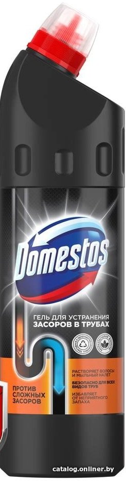 Средство для труб Domestos для устранения засоров в трубах 750 мл