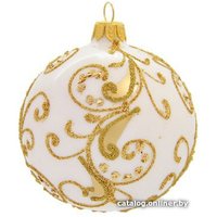 Елочная игрушка Орбитал А-91 (белый опал) 200-001-2