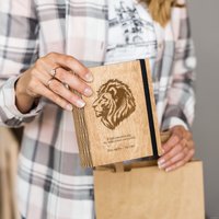 Ежедневник Творческая мастерская "Пуговка" Анастасии Минич А6 Лев