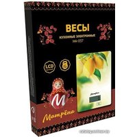 Кухонные весы Матрена MA-037 (лимон)