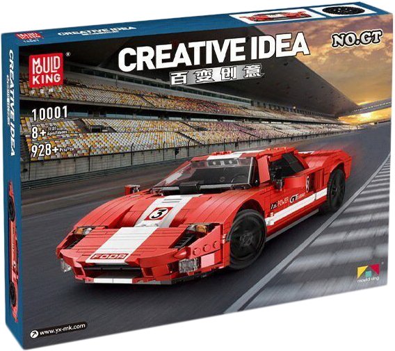 

Конструктор Mould King Creative Idea 10001 Ford GT Красный Фантом