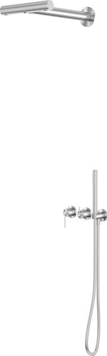 Душевая система  Abber Perfekte 316 AF8A18BST (сталь брашированная)