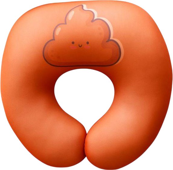 Подушка для путешествий ILikeGift Hugme toys Какашка HMT-018