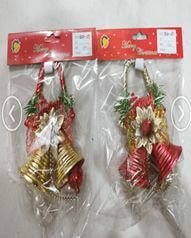

Елочная игрушка Серпантин Яркий колокольчик 24х12 см (золотистый/красный) 185-0484