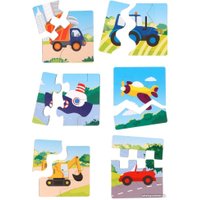 Развивающая игра Mapacha Транспорт с разным резом 962030