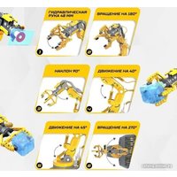 Сборная модель Эврики Гидравлический манипулятор 3 в 1 9210262