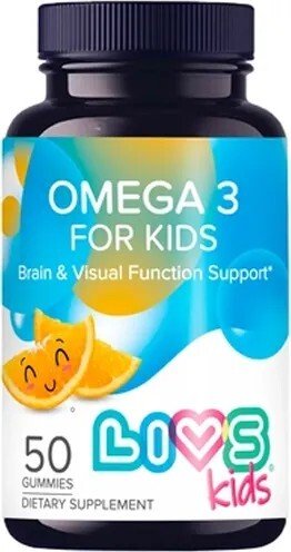 

БАД LIVS Комплекс Омега-3 для детей со вкусом апельсина (50 шт)