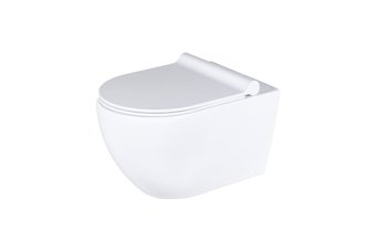 Унитаз подвесной Uptrend Milagro Rimless с сиденьем микролифт