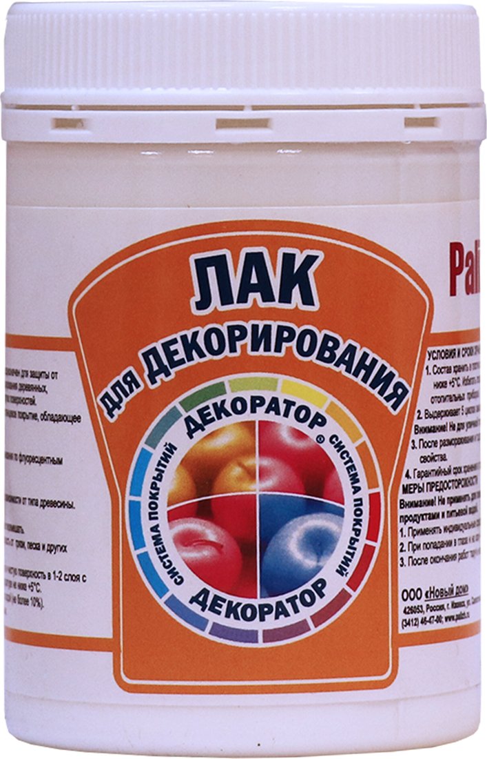 

Лак Palizh Декоратор акриловый 200г (прозрачный)