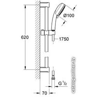 Душевой гарнитур  Grohe New Tempesta Cosmopolitan 100 [27579001]