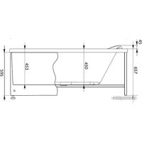 Ванна Aquanet Graciosa 150x90 L