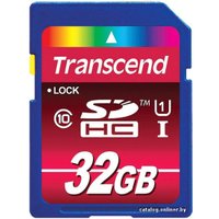 Карта памяти Transcend SDHC Class 10 UHS-I 32Gb (TS32GSDHC10U1)