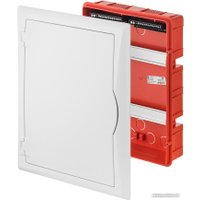 Бокс пластиковый Elektro-Plast Eco Box 2x12M, N/PE 3x 2x16+7x10mm2, белая пласт. дверь, белый RAL9003, 430x350x95mm, IP40