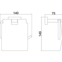 Держатель для туалетной бумаги Belz B90303