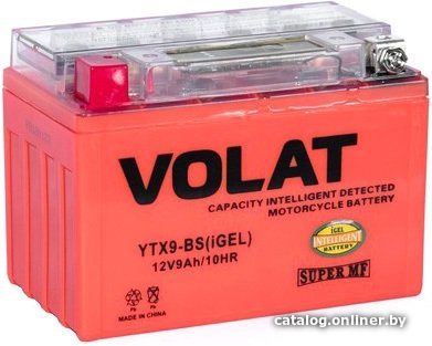 Мотоциклетный аккумулятор VOLAT YTX9-BS(iGEL) (9 А·ч)