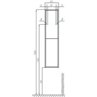  Акватон Шкаф-пенал Ривьера 32 1A239203RVX20