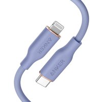 Кабель Anker PowerLine III Flow 641 A8662 USB Type-C - Lightning 60W (0.9 м, фиолетовый)