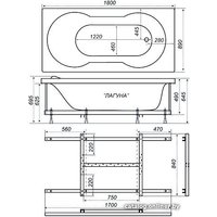 Ванна Triton Лагуна Релакс 180x88